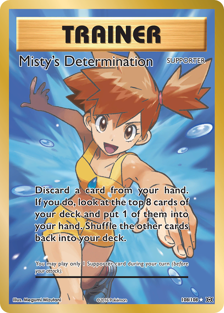 Misty's Determination (108/108) [XY: Evolutions] | Clutch Gaming