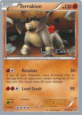 Terrakion (73/101) (Pesadelo Prism - Igor Costa) [World Championships 2012] | Clutch Gaming