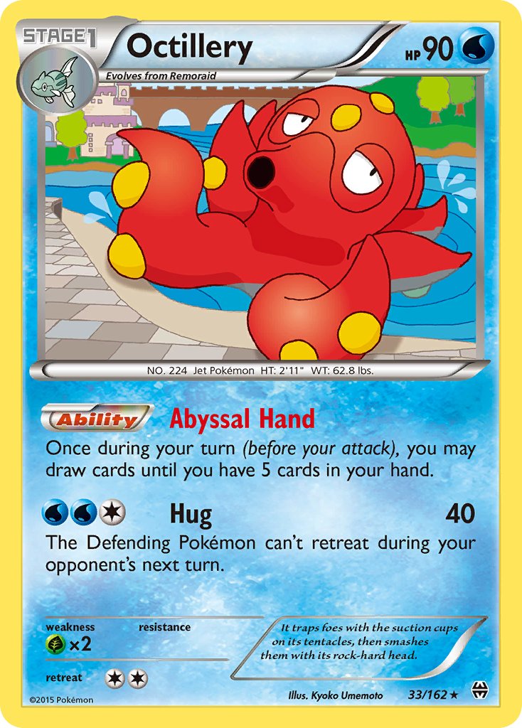Octillery(33/162) (Theme Deck Exclusive) [XY: BREAKthrough] | Clutch Gaming