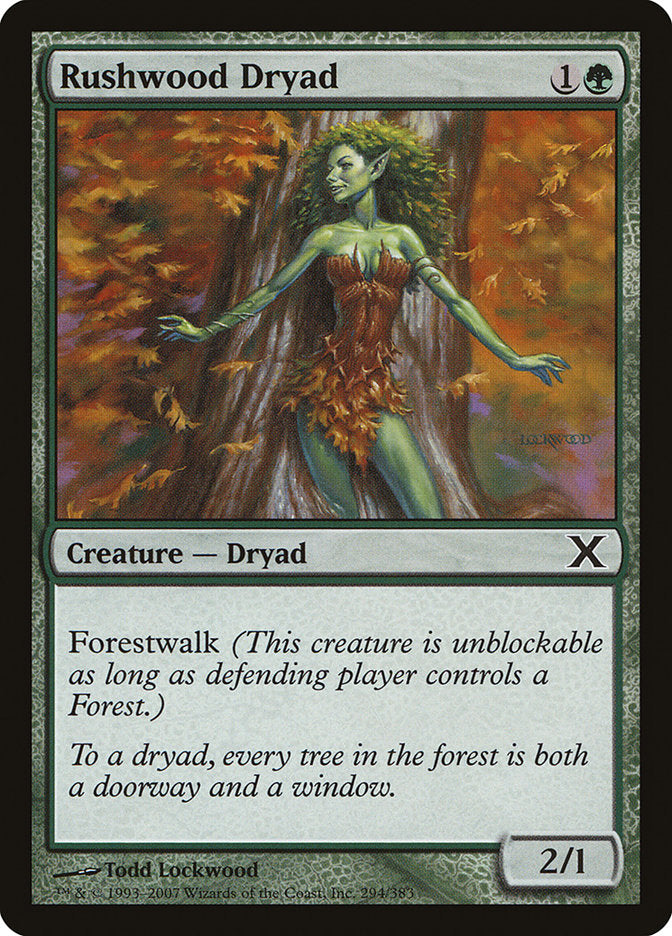 Rushwood Dryad [Tenth Edition] | Clutch Gaming