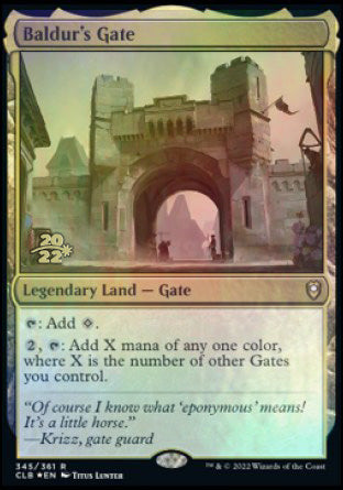 Baldur's Gate [Commander Legends: Battle for Baldur's Gate Prerelease Promos] | Clutch Gaming