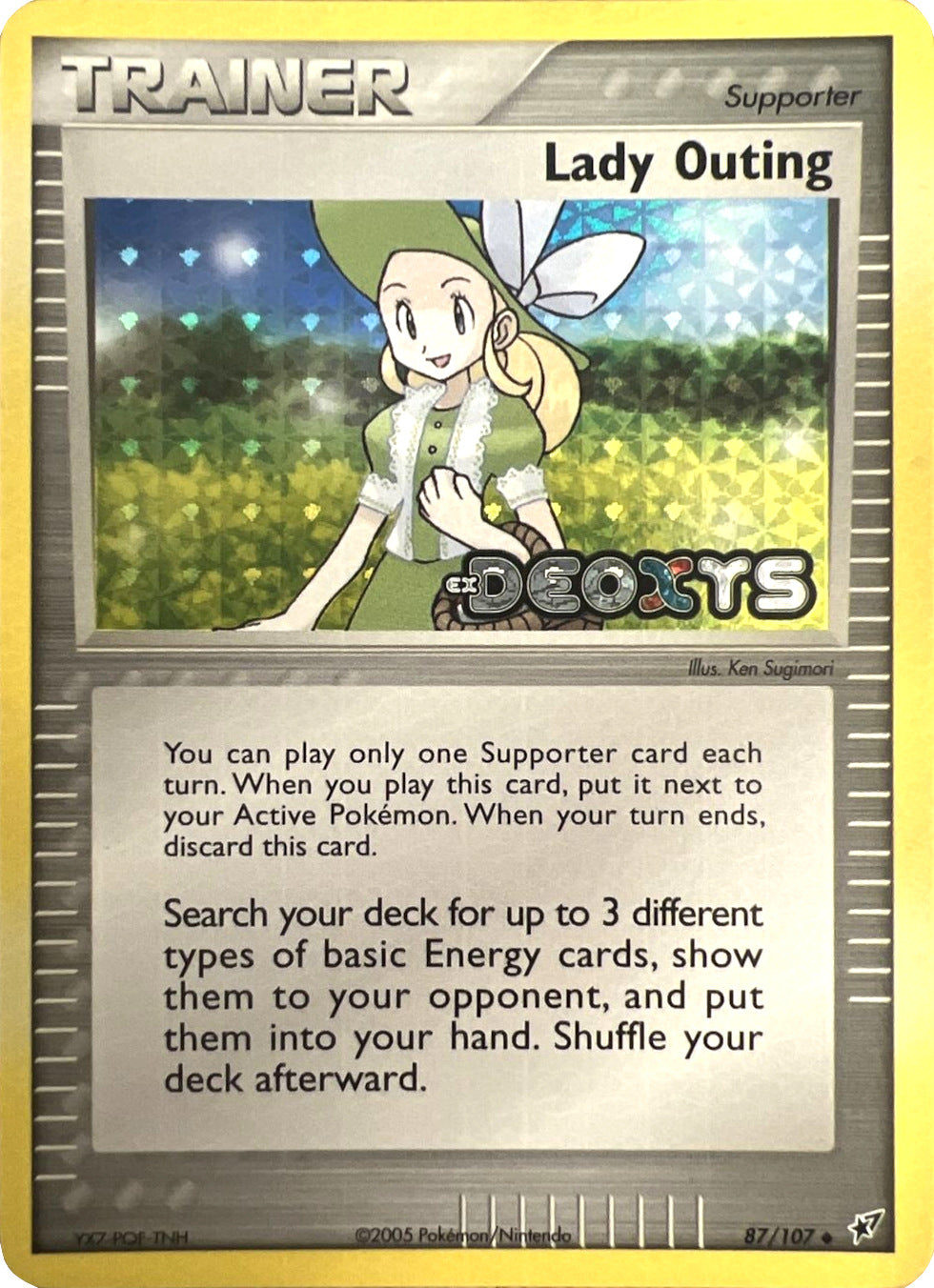 Lady Outing (87/107) (Stamped) [EX: Deoxys] | Clutch Gaming