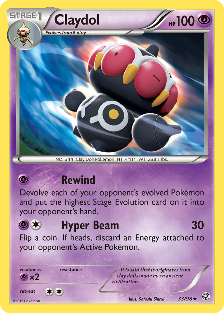 Claydol (33/98) [XY: Ancient Origins] | Clutch Gaming