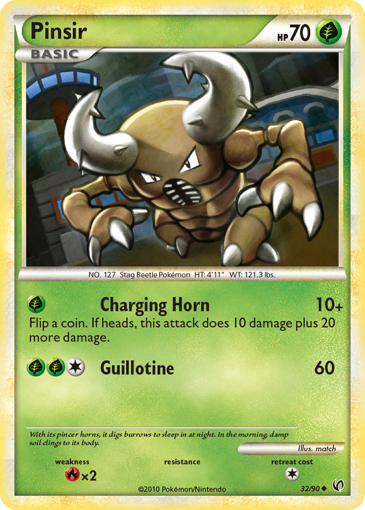 Pinsir (32/90) [HeartGold & SoulSilver: Undaunted] | Clutch Gaming