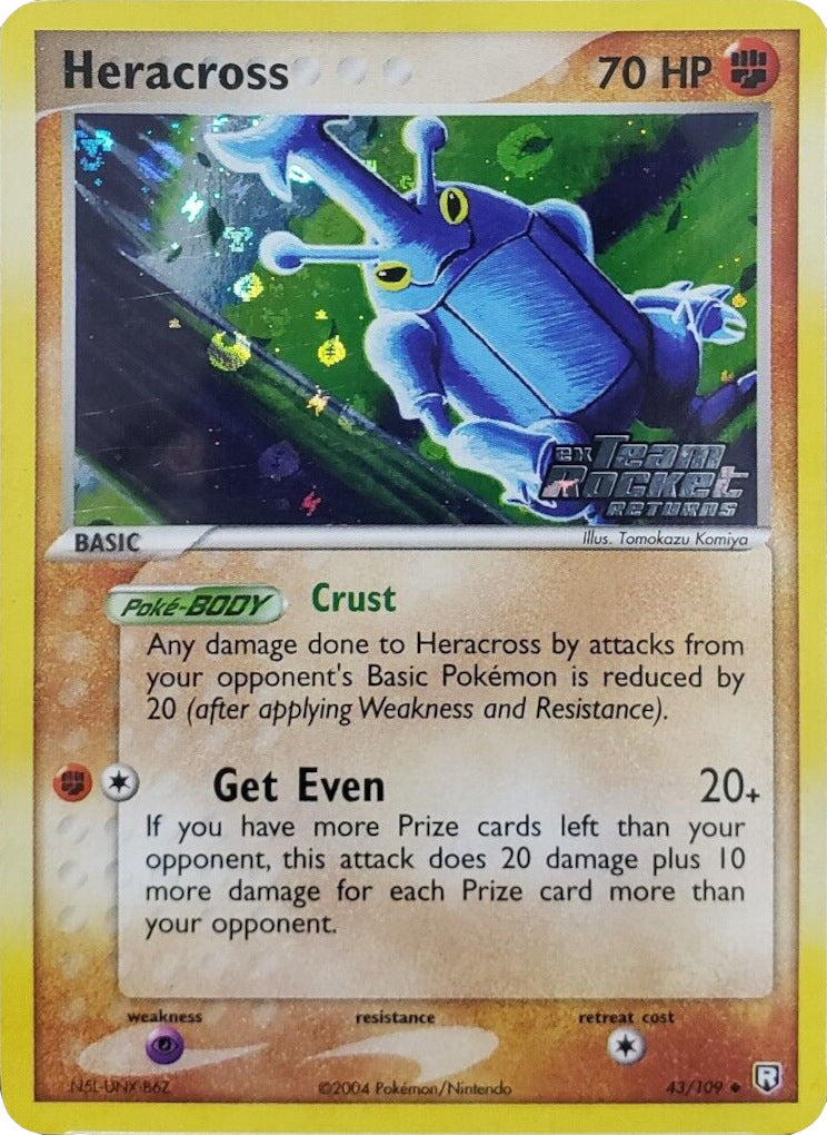 Heracross (43/109) (Stamped) [EX: Team Rocket Returns] | Clutch Gaming