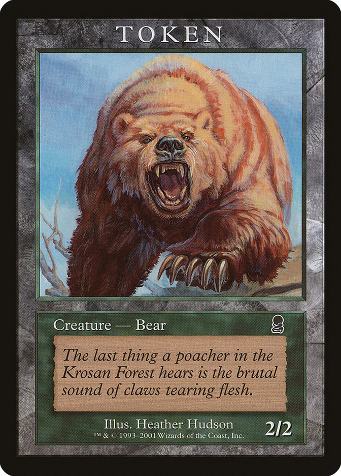 Bear Token [Magic Player Rewards 2001] | Clutch Gaming