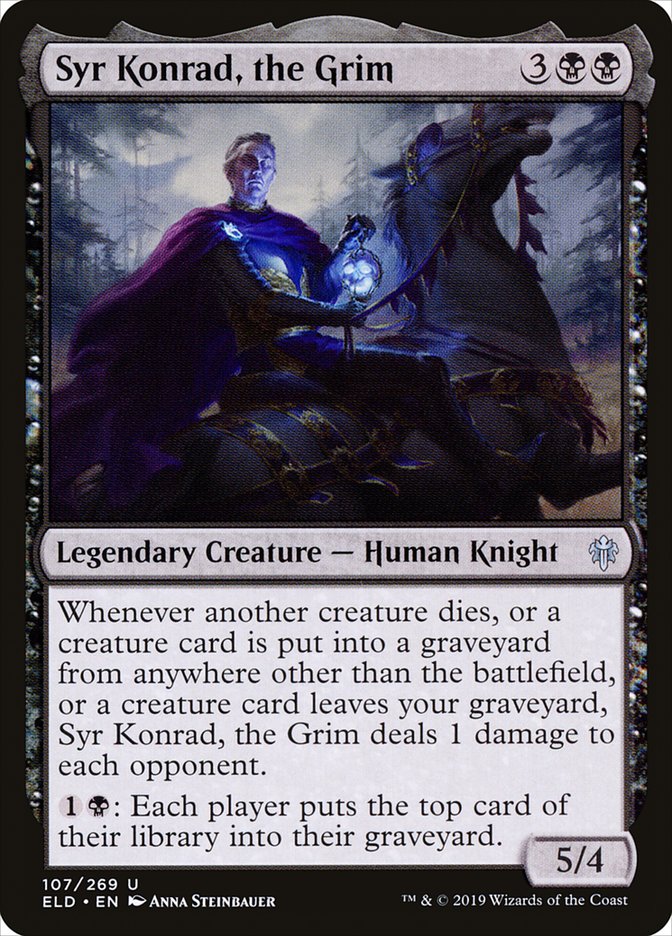 Syr Konrad, the Grim [Throne of Eldraine] | Clutch Gaming