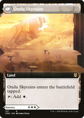 Ondu Inversion // Ondu Skyruins (Extended Art) [Zendikar Rising] | Clutch Gaming