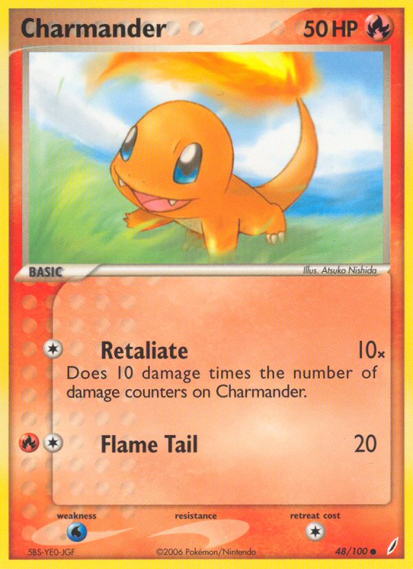 Charmander (48/100) [EX: Crystal Guardians] | Clutch Gaming