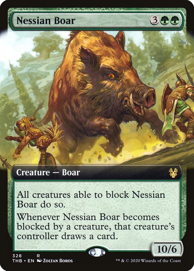 Nessian Boar (Extended Art) [Theros Beyond Death] | Clutch Gaming