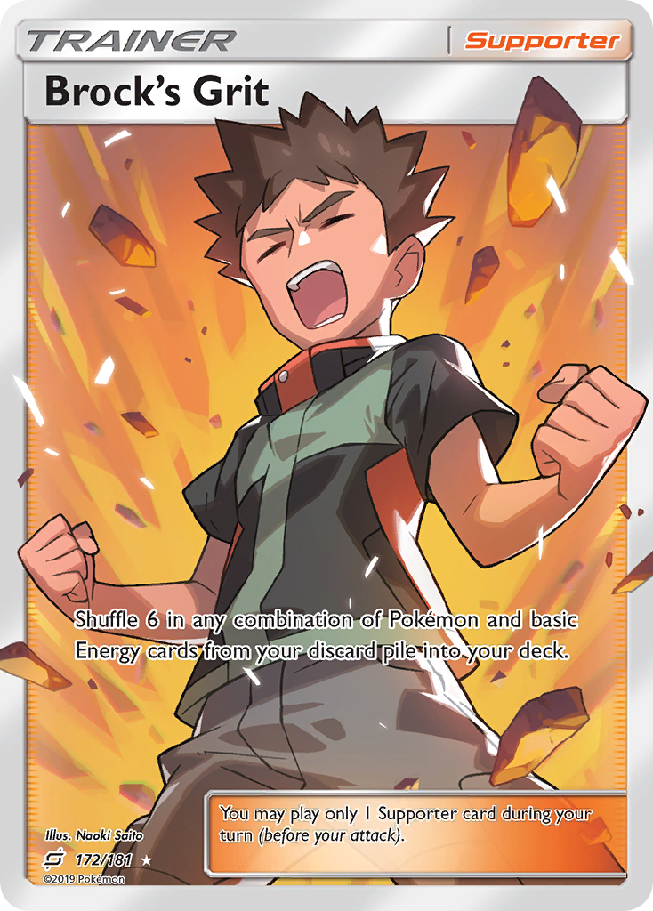 Brock's Grit (172/181) [Sun & Moon: Team Up] | Clutch Gaming