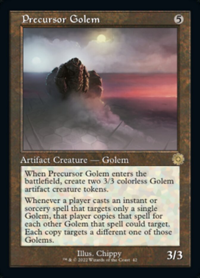 Precursor Golem (Retro) [The Brothers' War Retro Artifacts] | Clutch Gaming