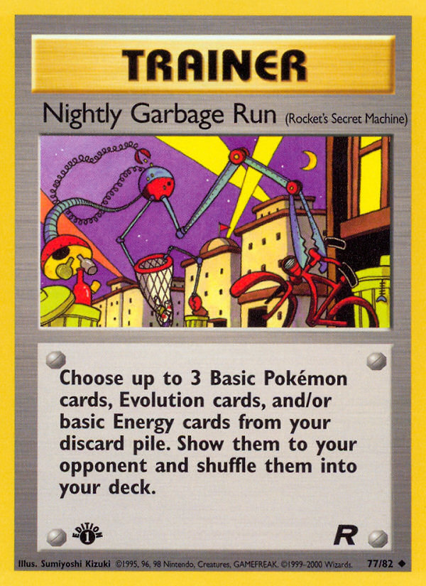 Nightly Garbage Run (77/82) [Team Rocket 1st Edition] | Clutch Gaming