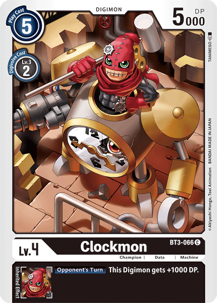 Clockmon [BT3-066] [Release Special Booster Ver.1.5] | Clutch Gaming