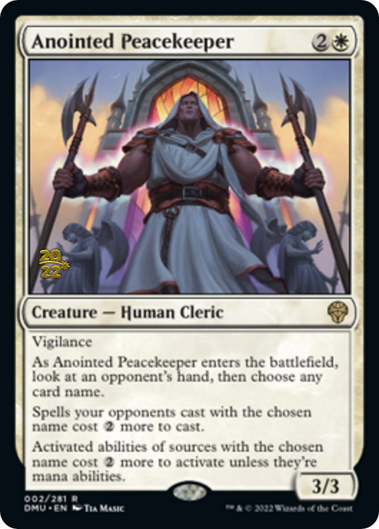 Anointed Peacekeeper [Dominaria United Prerelease Promos] | Clutch Gaming