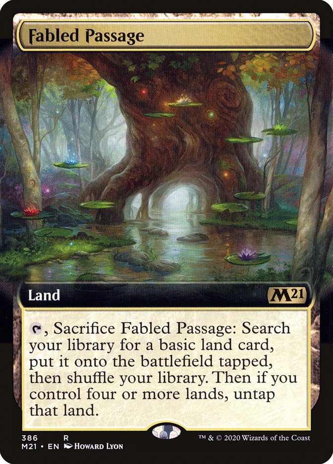 Fabled Passage (Extended Art) [Core Set 2021] | Clutch Gaming