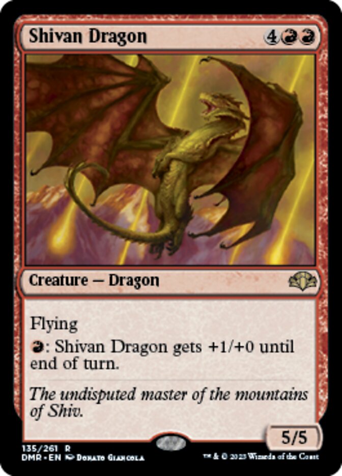 Shivan Dragon [Dominaria Remastered] | Clutch Gaming