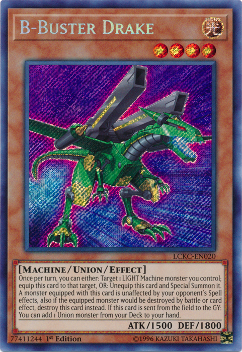 B-Buster Drake [LCKC-EN020] Secret Rare | Clutch Gaming