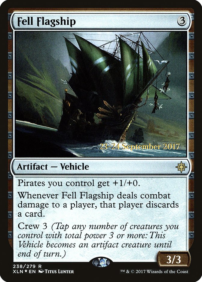 Fell Flagship [Ixalan Prerelease Promos] | Clutch Gaming