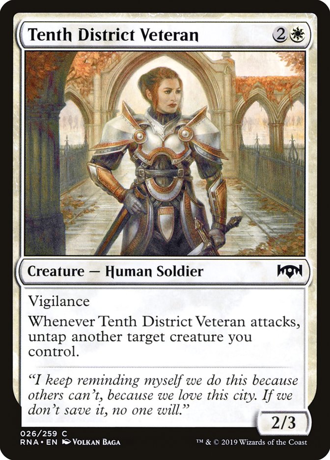 Tenth District Veteran [Ravnica Allegiance] | Clutch Gaming