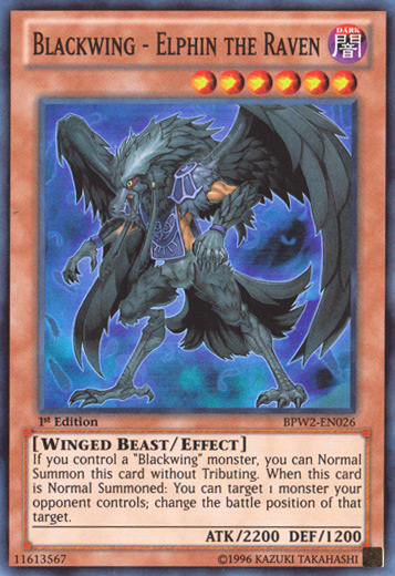 Blackwing - Elphin the Raven [BPW2-EN026] Super Rare | Clutch Gaming