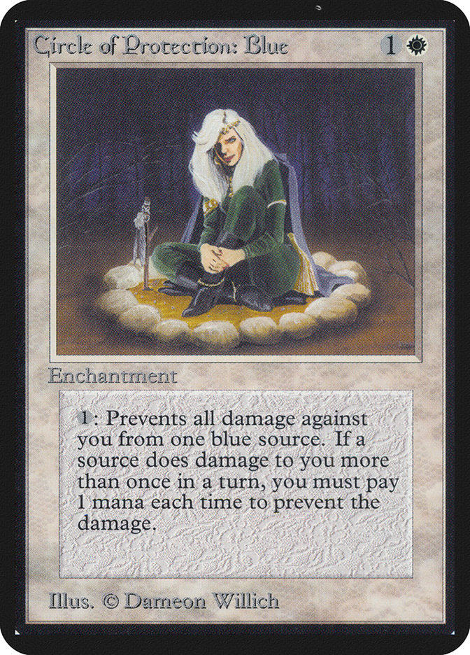 Circle of Protection: Blue [Alpha Edition] | Clutch Gaming