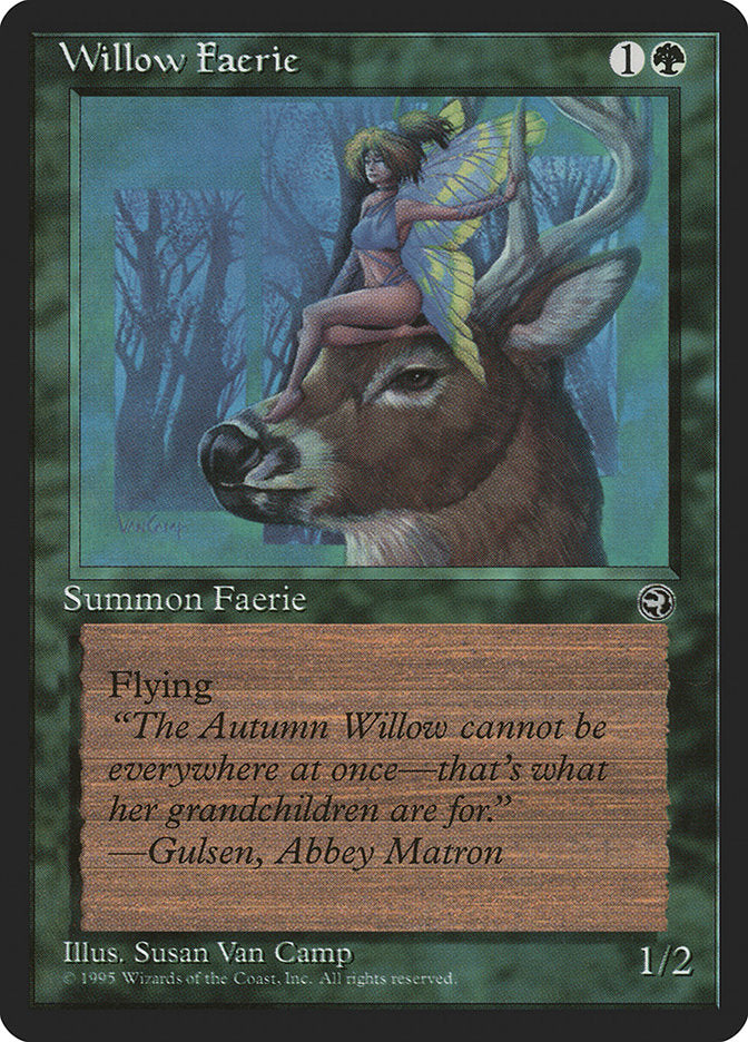 Willow Faerie (Gulsen Flavor Text) [Homelands] | Clutch Gaming