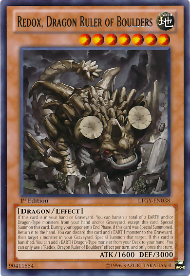 Redox, Dragon Ruler of Boulders [LTGY-EN038] Rare | Clutch Gaming