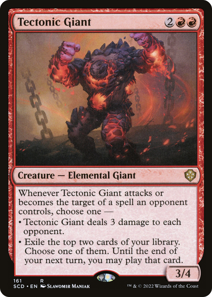 Tectonic Giant [Starter Commander Decks] | Clutch Gaming