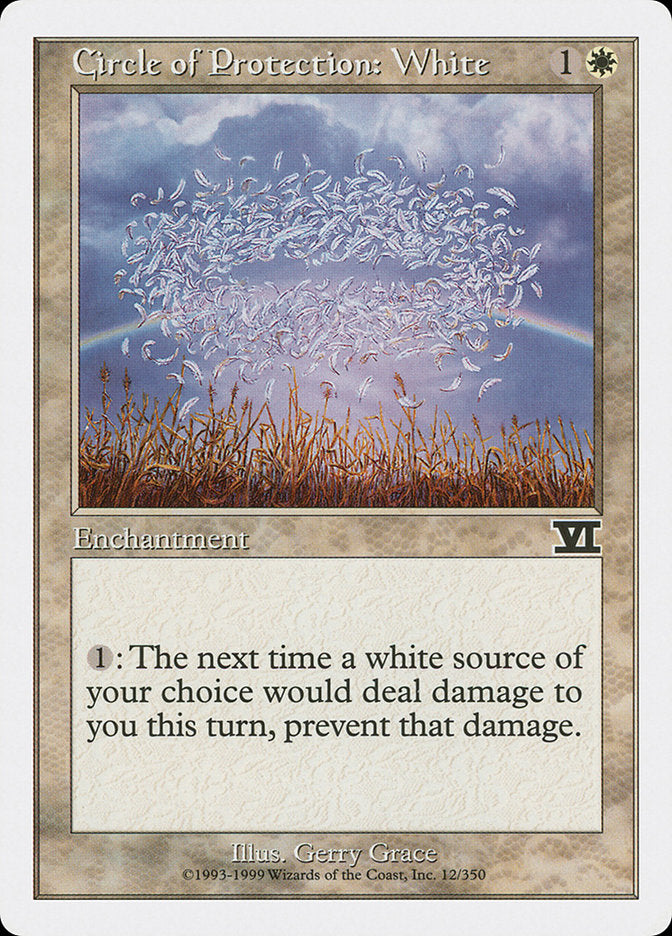 Circle of Protection: White [Classic Sixth Edition] | Clutch Gaming