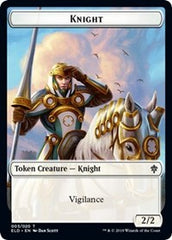 Knight // Food (17) Double-Sided Token [Throne of Eldraine Tokens] | Clutch Gaming