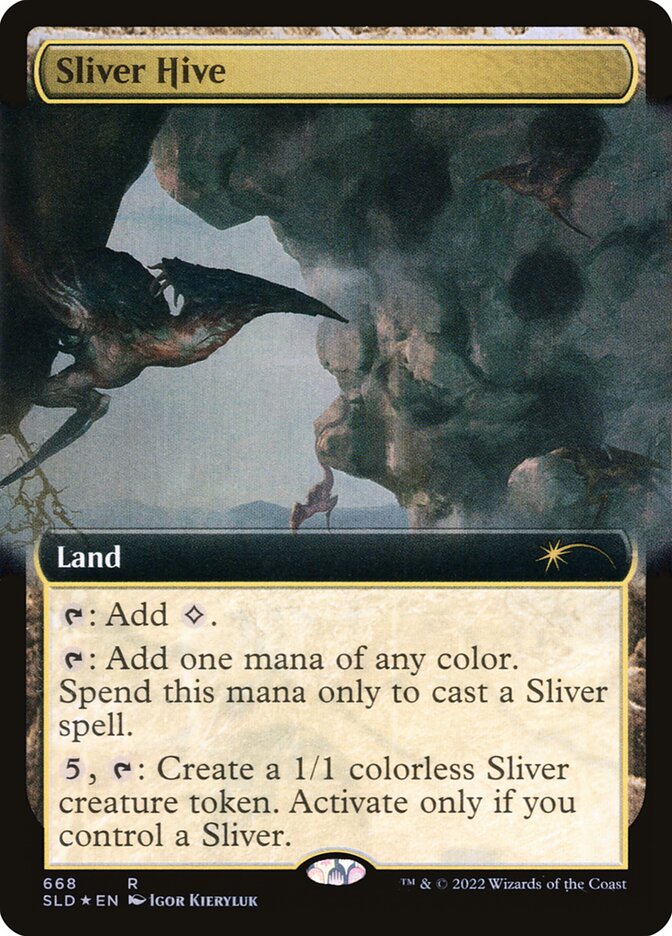 Sliver Hive (Extended Art) [Secret Lair Drop Promos] | Clutch Gaming