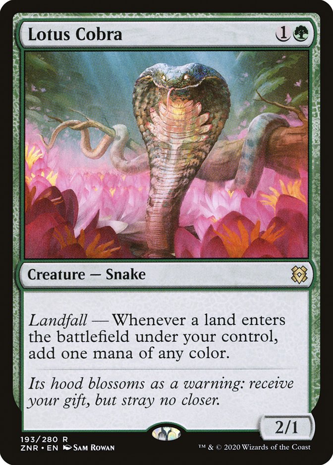 Lotus Cobra [Zendikar Rising] | Clutch Gaming