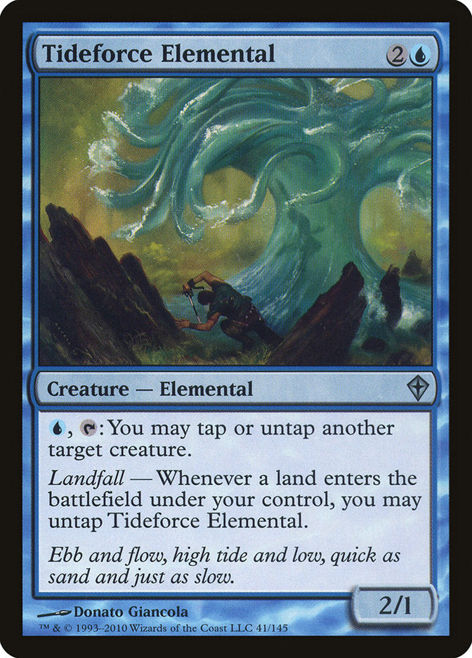 Tideforce Elemental [Worldwake] | Clutch Gaming