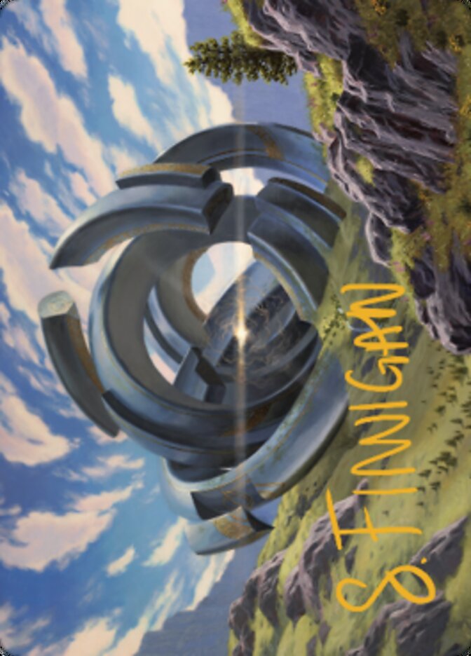 Thran Portal Art Card (Gold-Stamped Signature) [Dominaria United Art Series] | Clutch Gaming
