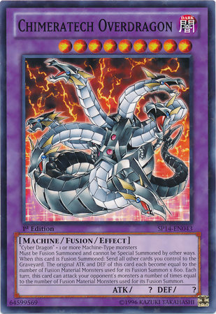 Chimeratech Overdragon [SP14-EN043] Starfoil Rare | Clutch Gaming