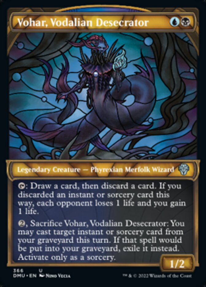 Vohar, Vodalian Desecrator (Showcase Textured) [Dominaria United] | Clutch Gaming