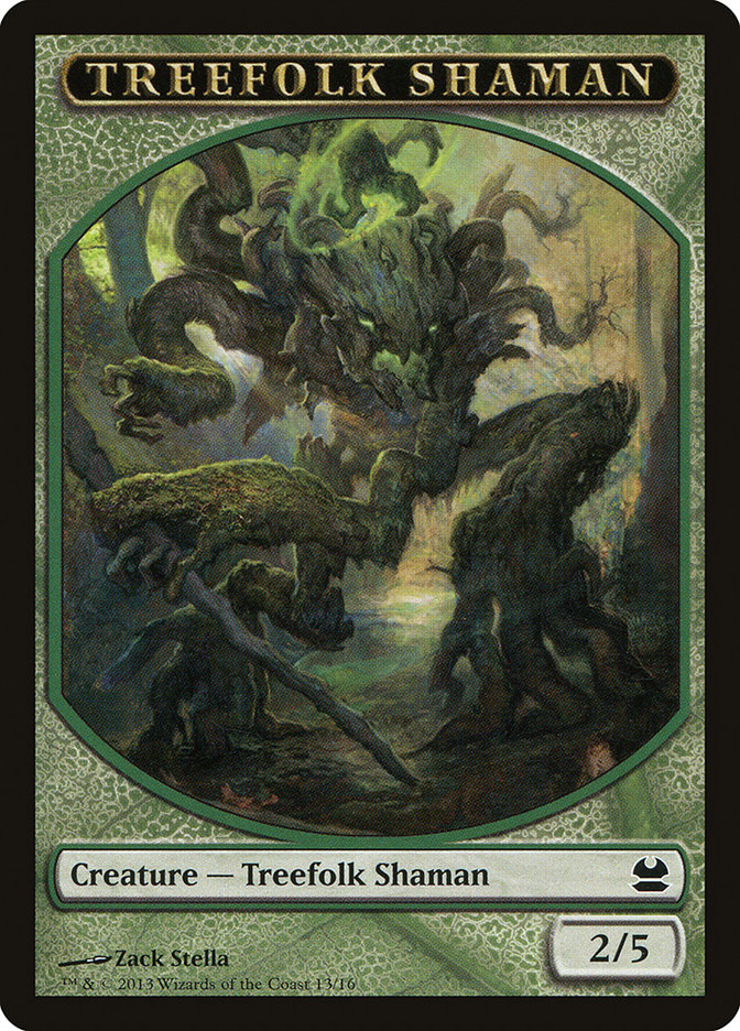 Treefolk Shaman Token [Modern Masters Tokens] | Clutch Gaming