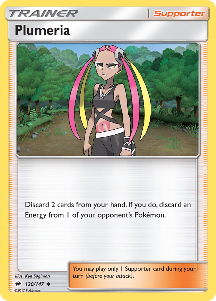 Plumeria (120/147) [Sun & Moon: Burning Shadows] | Clutch Gaming