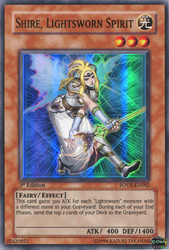 Shire, Lightsworn Spirit [SOVR-EN082] Super Rare | Clutch Gaming