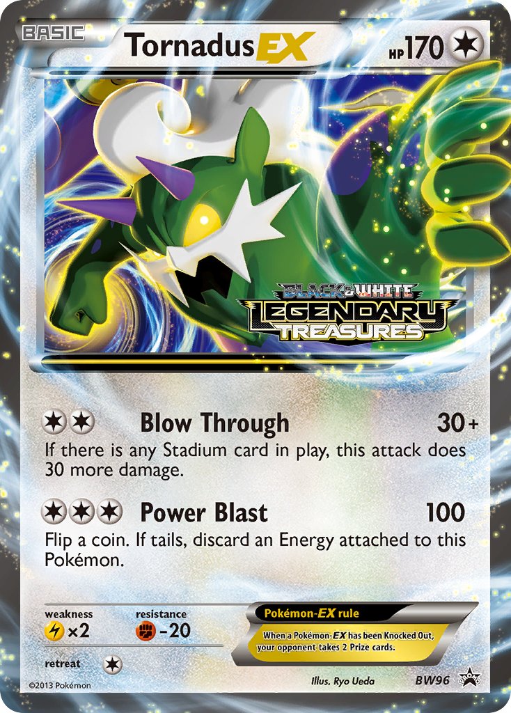 Tornadus EX (BW96) [Black & White: Black Star Promos] | Clutch Gaming