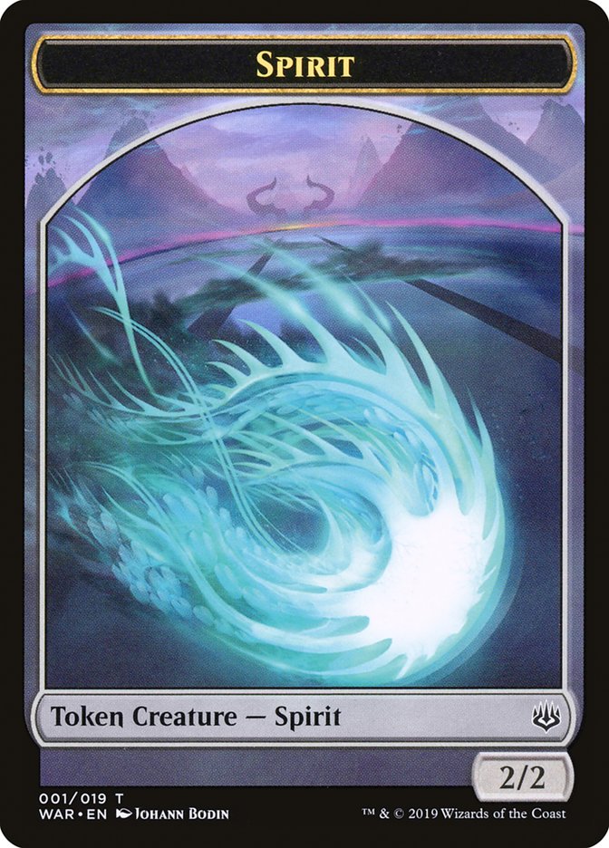 Spirit Token [War of the Spark Tokens] | Clutch Gaming