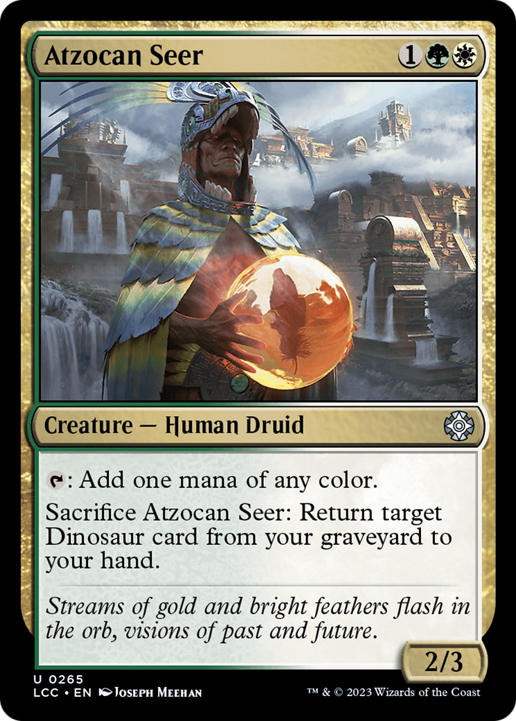 Atzocan Seer [The Lost Caverns of Ixalan Commander] | Clutch Gaming