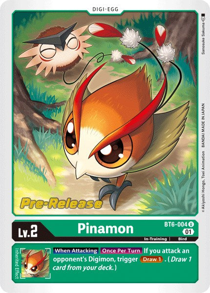 Pinamon [BT6-004] [Double Diamond Pre-Release Cards] | Clutch Gaming