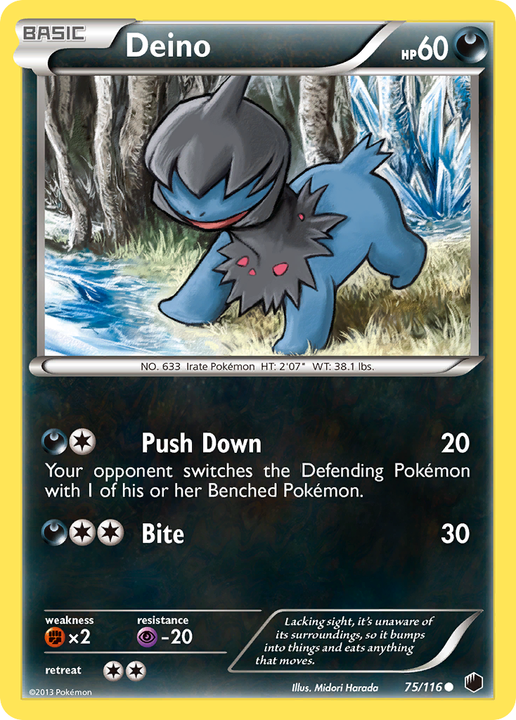 Deino (75/116) [Black & White: Plasma Freeze] | Clutch Gaming