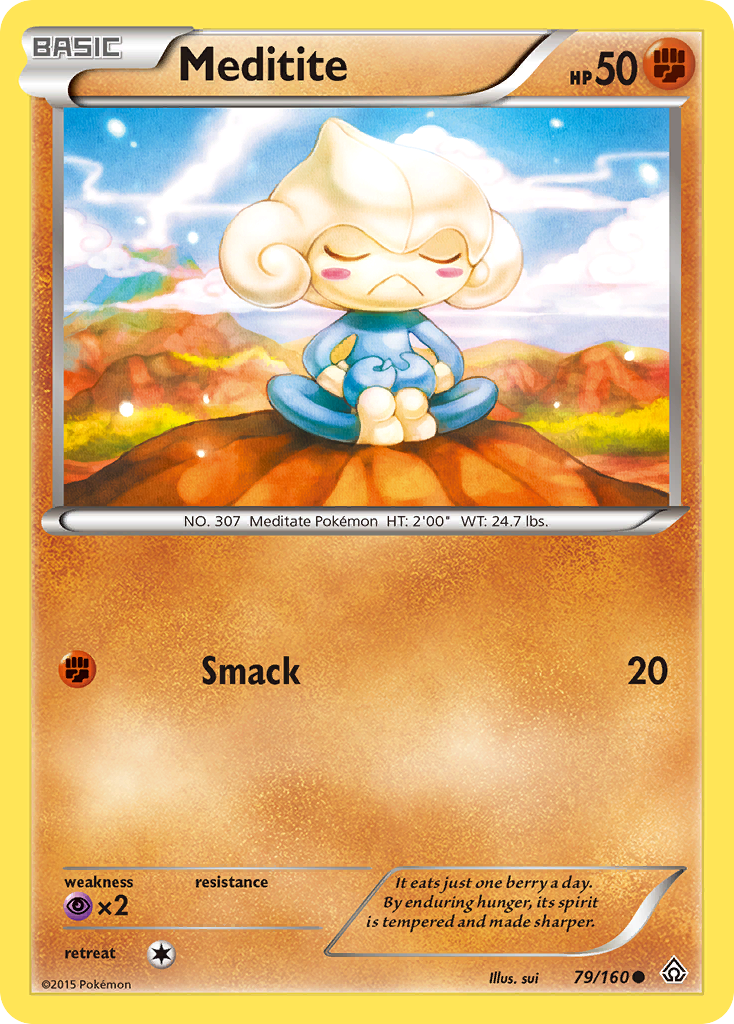 Meditite (79/160) [XY: Primal Clash] | Clutch Gaming