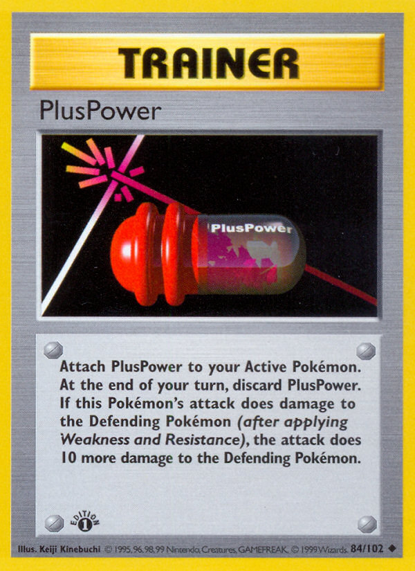 PlusPower (84/102) (Shadowless) [Base Set 1st Edition] | Clutch Gaming