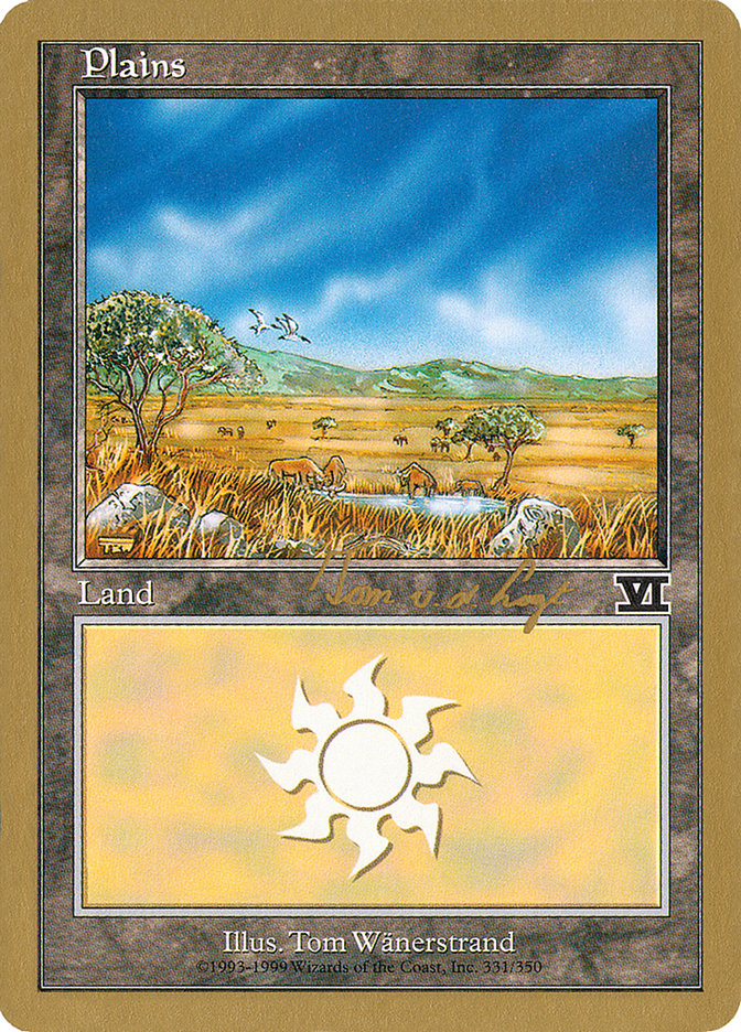 Plains (tvdl331) (Tom van de Logt) [World Championship Decks 2000] | Clutch Gaming