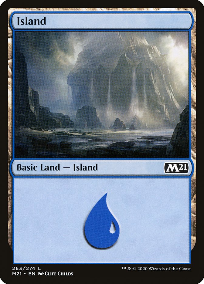 Island (263) [Core Set 2021] | Clutch Gaming