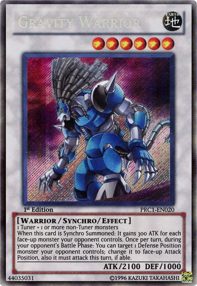 Gravity Warrior [PRC1-EN020] Secret Rare | Clutch Gaming